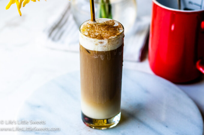 Soy Milk Iced Coffee Recipe with cold foam