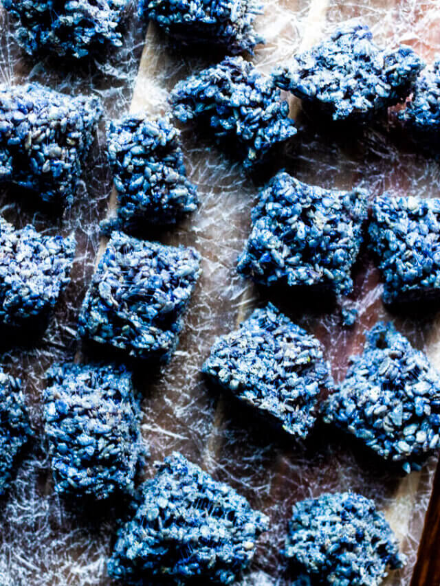 Blue Butterfly Pea Flower Rice Krispie Treats Story