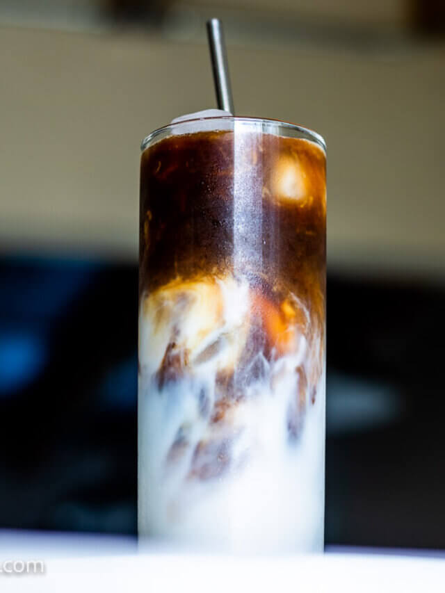 Iced Coffee with Almond Milk Story