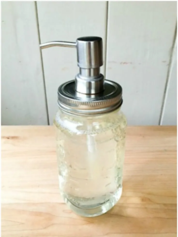 DIY Mason Jar Soap Dispenser with Lemi Shine Story Poster Image
