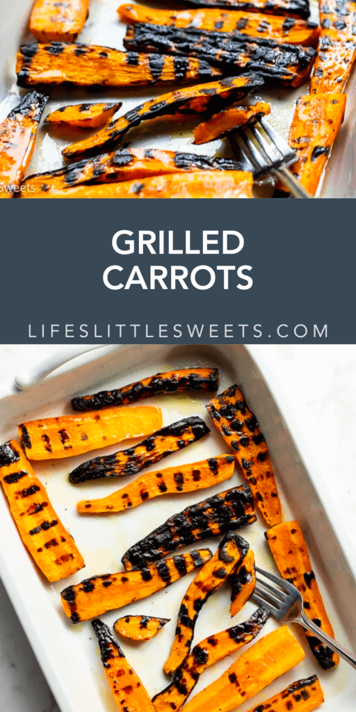 grilled carrots with text overlay