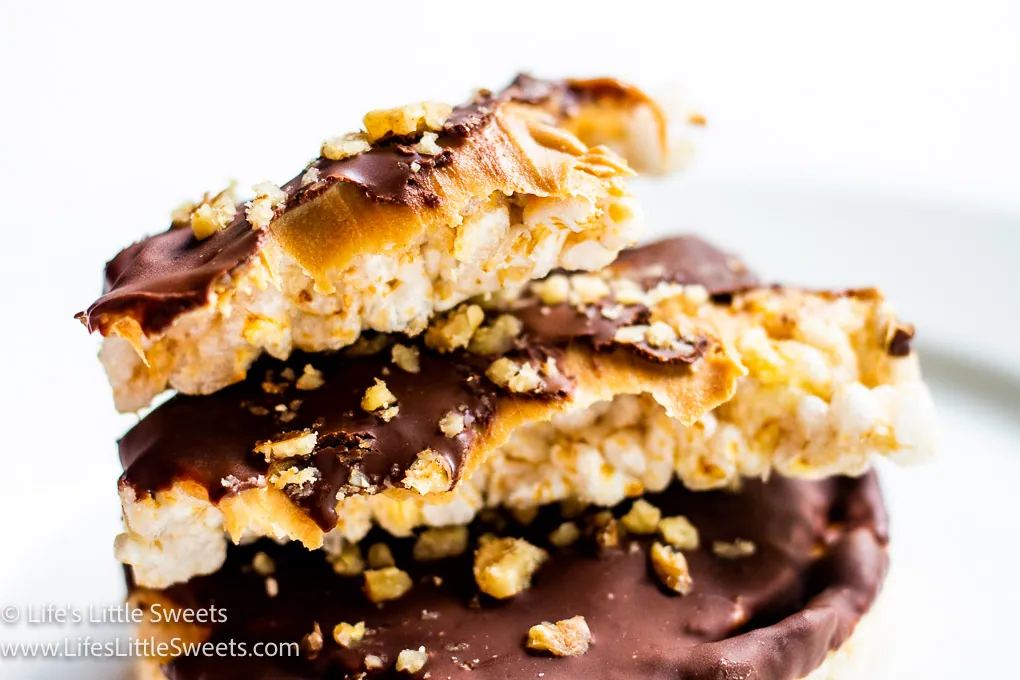 Chocolate Peanut Butter Rice Cakes Life's Little Sweets