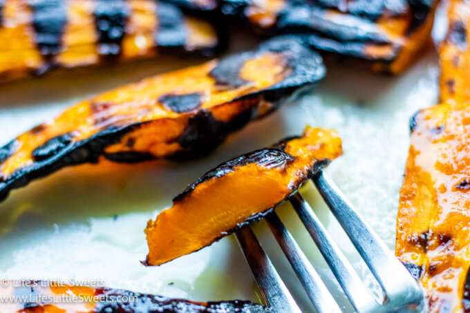 close up of grilled carrots