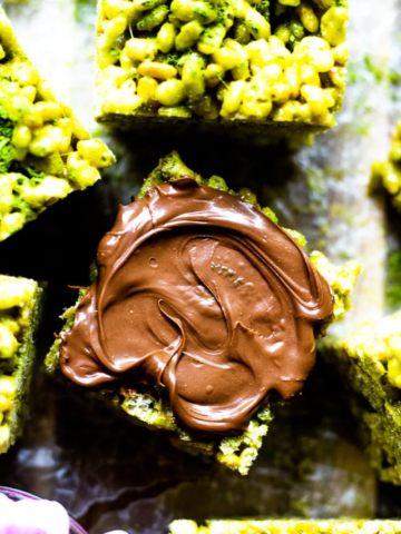 Matcha Rice Krispie Treats Story Poster Image