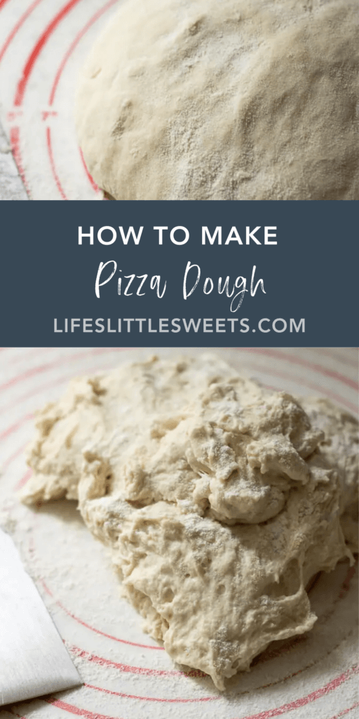 How To Make Pizza Dough with text overlay