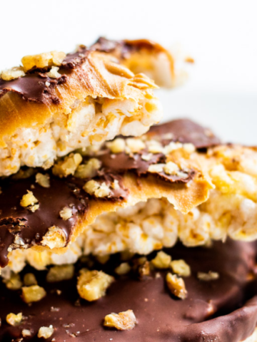 Chocolate Peanut Butter Rice Cakes Story Poster Image