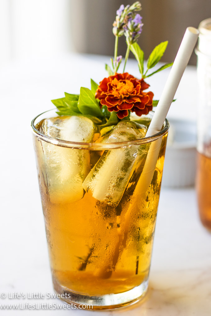 iced tea in a clear glass