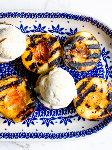 Grilled Peaches Story Poster Image