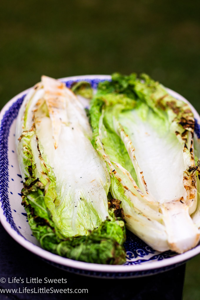 green grilled cabbage