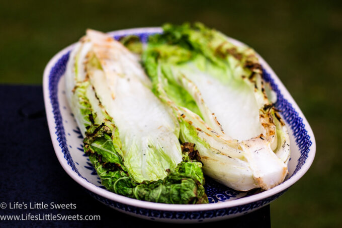 cooked Napa cabbage on an oval serving platter