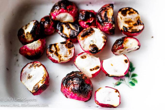 grilled radishes