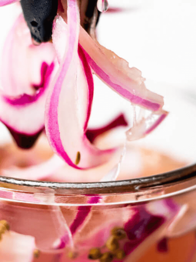 QUICK PICKLED RED ONIONS STORY