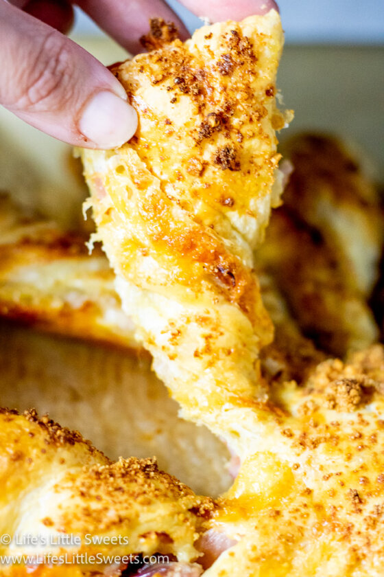 Tarte Soleil (Ham Cheese Puff Pastry Star/Sun) Life's Little Sweets