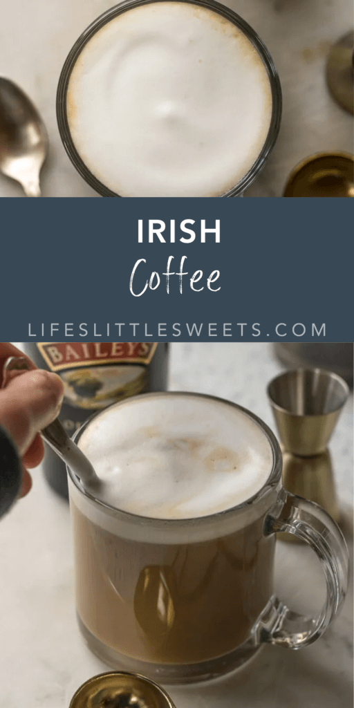 (MSG 21+) Irish Coffee with text overlay