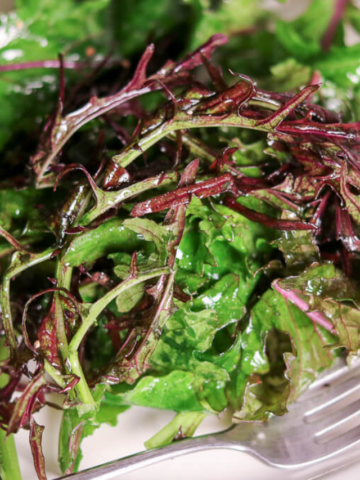 DELICIOUS MASSAGED BABY RED RUSSIAN KALE SALAD STORY Poster Image