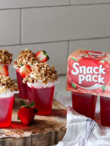 DELICIOUS STRAWBERRY PRETZEL SALAD PARFAIT STORY Poster Image