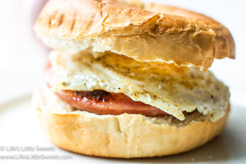 Pork Roll Bagel Life's Little Sweets