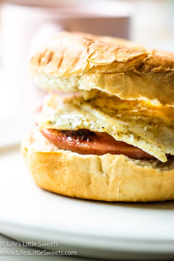 Pork Roll Bagel Life's Little Sweets