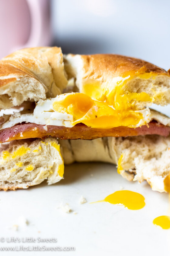 Pork Roll Bagel Life's Little Sweets