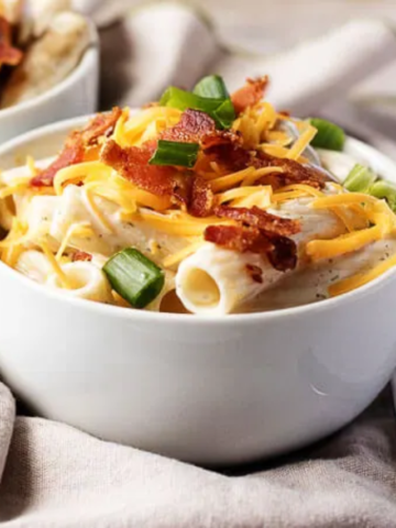 BEST CHICKEN BACON RANCH COLD PASTA SALAD STORY Poster Image