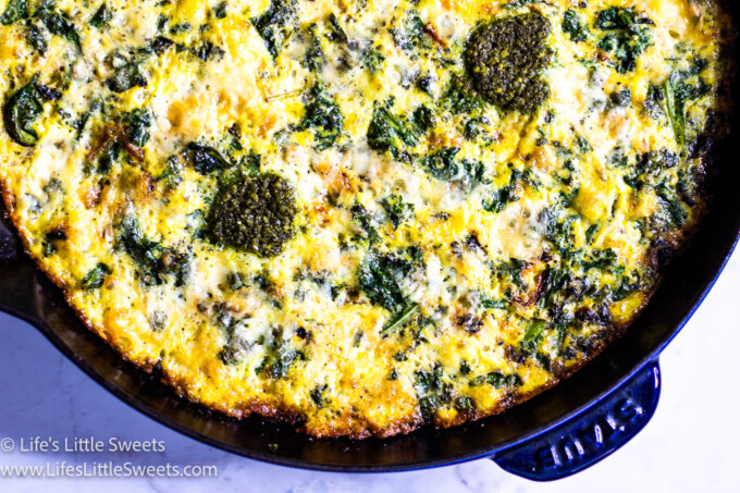 a cooked Frittata