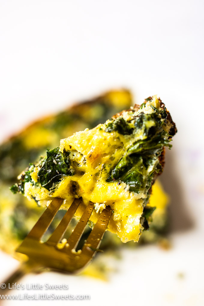 a gold fork of Frittata
