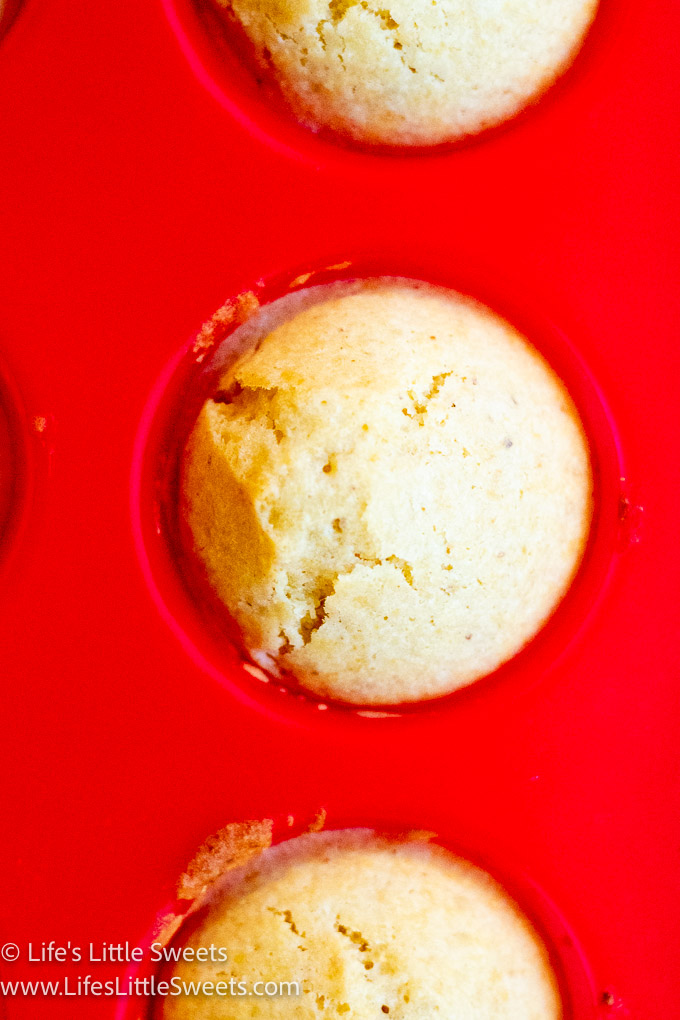 up close photo of mini cornbread muffins