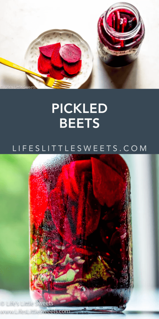 pickled beets with text overlay