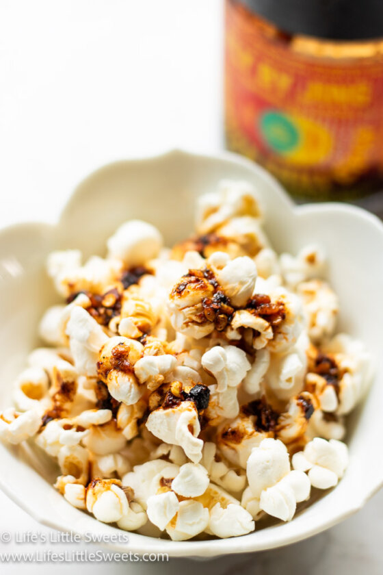 Chili Crisp Popcorn Life's Little Sweets