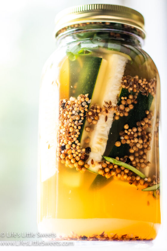 Pickled Zucchini (How to Pickle Zucchini) Life's Little Sweets