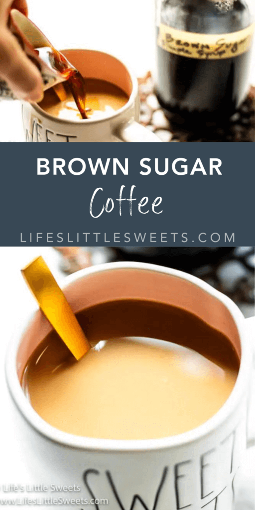 brown sugar coffee with text overlay