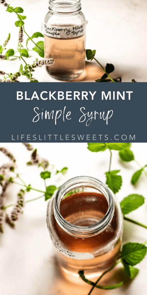 blackberry simple syrup with text overlay