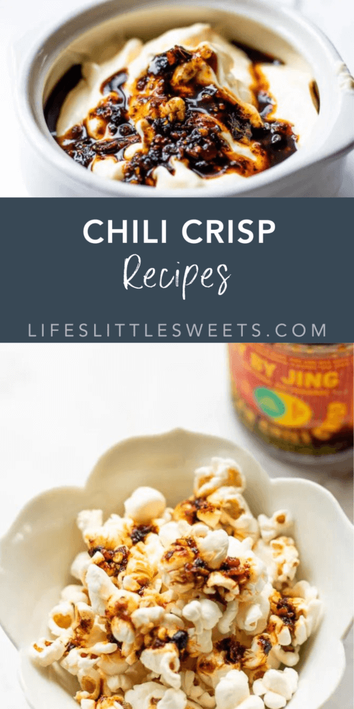 chili crisp recipes with text overlay