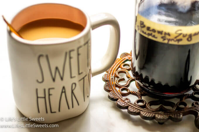 brown sugar coffee in a mug
