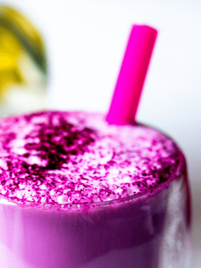 DELICIOUS DRAGON FRUIT STEAMED MILK STORY