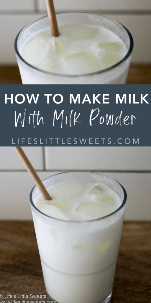 How to Make Milk with Milk Powder with text overlay