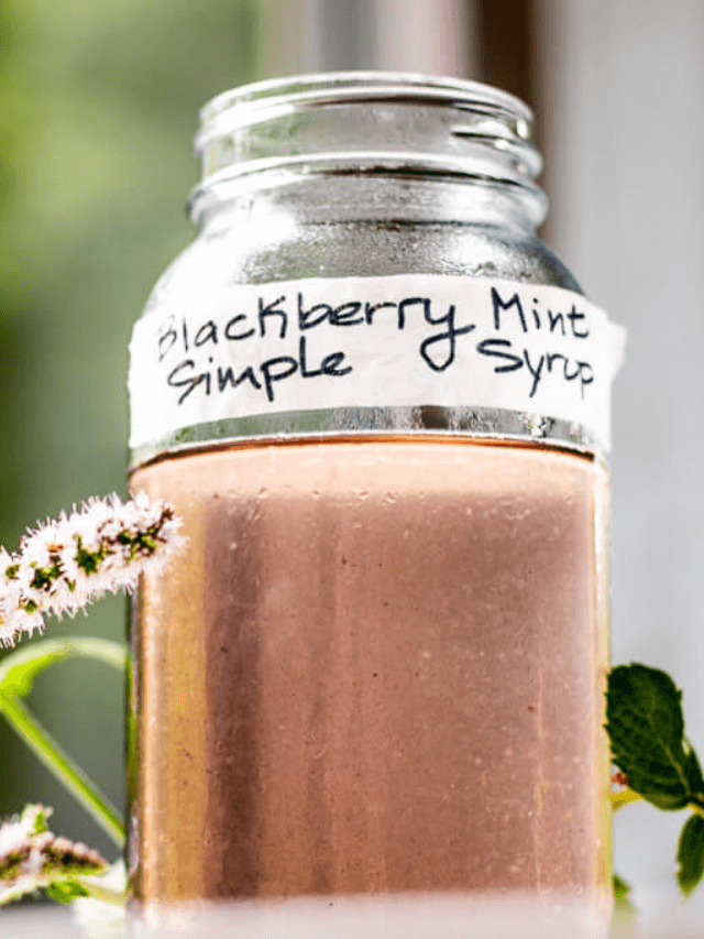 BLACKBERRY MINT SIMPLE SYRUP STORY