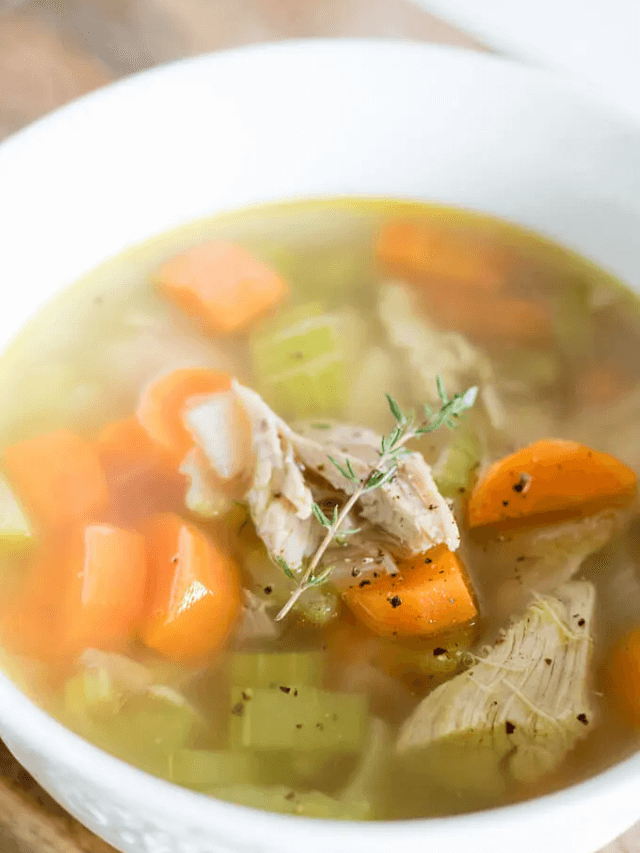 DELICIOUS HOMEMADE TURKEY SOUP STORY