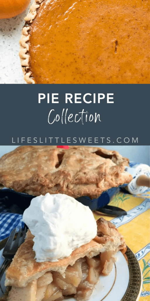 pie recipe collection with text overlay