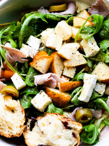 ARUGULA PEAR BRIE SALAD STORY Poster Image