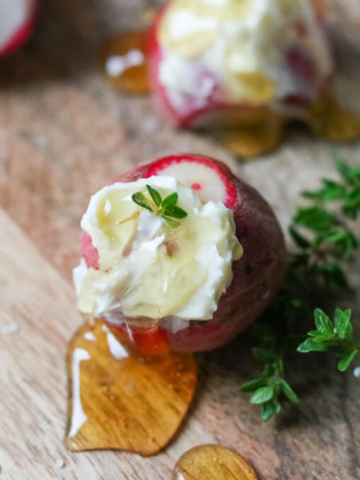 BUTTER SALT THYME HONEY RADISHES Story Poster Image