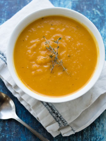 DELICIOUS ROASTED BUTTERNUT SQUASH SOUP Story Poster Image