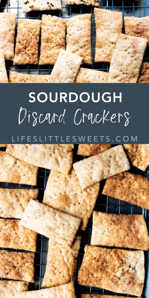 How to Make Perfectly Crispy Sourdough Discard Crackers with text overlay