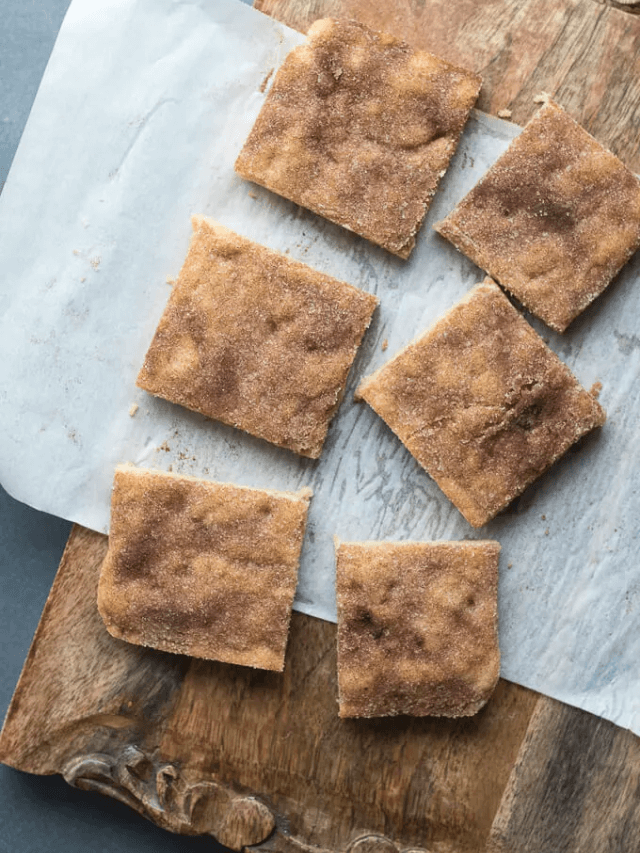 DELICIOUS SNICKERDOODLE COOKIE BARS STORY