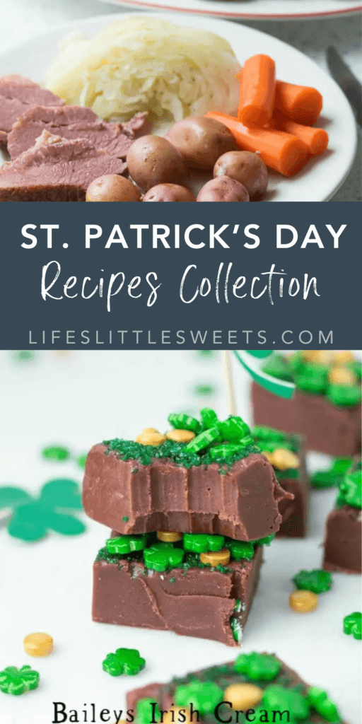 St. Patrick's Day Recipes Collection with text overlay