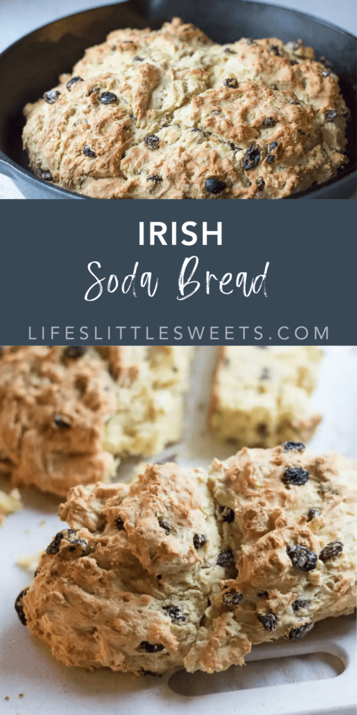 Irish Soda Bread with text overlay